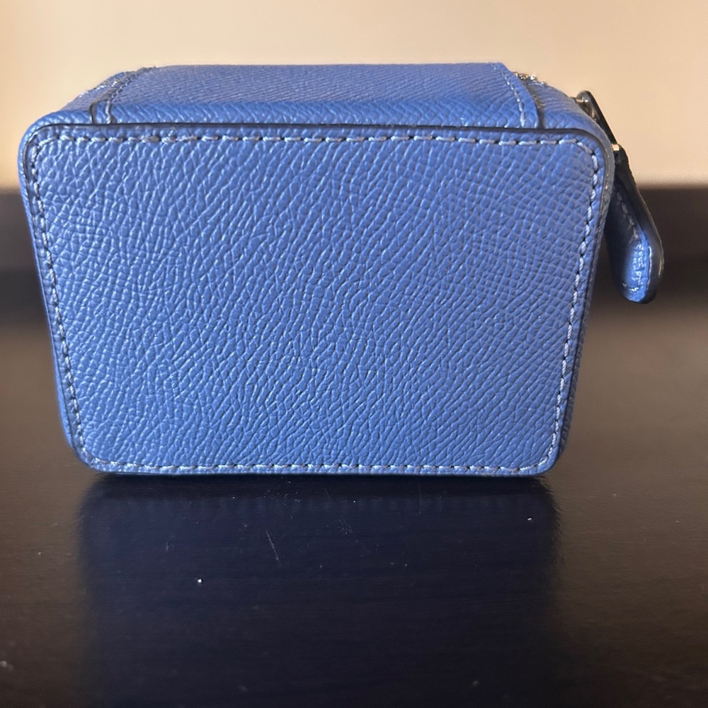 Coach Blue Leather Jewelry Box - Picture 3 of 7